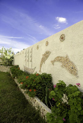 external garden of saint amon hotel